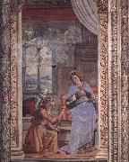 Domenico Ghirlandaio Annunciation oil painting